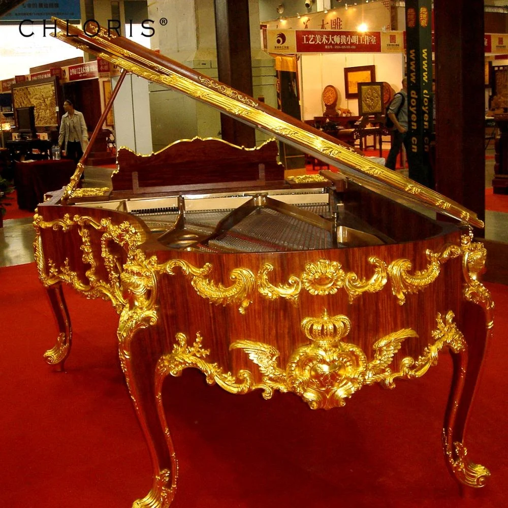 New!!! Luxury Gold piano and Brown  Grand Piano GP-2 for sale, Luxurious furniture and for sale piano