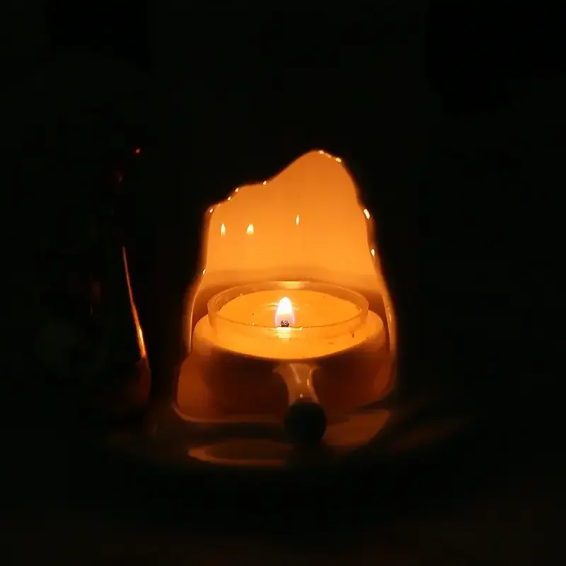 Ceramic Gold Animal Tea Light Candle Holder Essential Oils Warmer Aromatherapy Furnace Incensor Fragrance Oil Burner