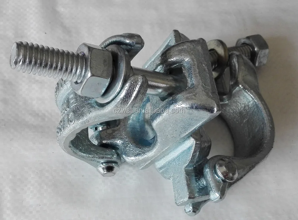 board retaining double types fixed beam tube pipe and putlog swivel clamp scaffold fittings sleeve scaffolding clamps coupler