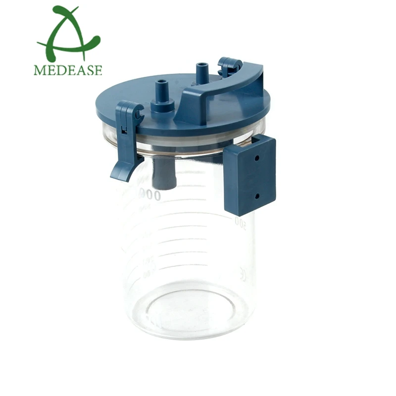 Medease Newest Medical Suction Bottle/ Suction Jar Unit For Hospital Supply Suction Regulator