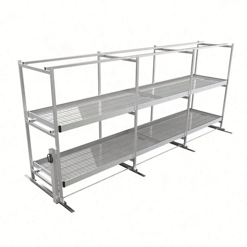 
Garden greenhouses hydroponic grow tray mushroom rack growing shelves rack prices mobile vertical racking for farming 