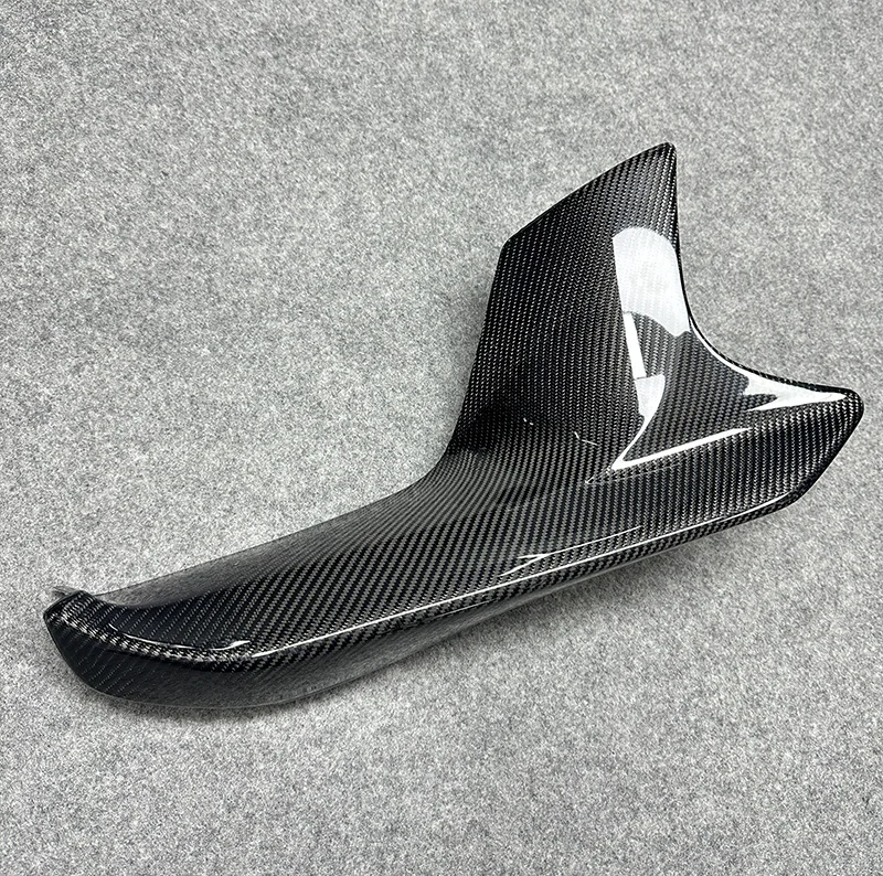 Side Splitter Cover Lip Fog Light Air Vent Spoiler Canard Lamp Intake Frame For BMW M5 F90 Pri-LCI Carbon Fiber Front Bumper