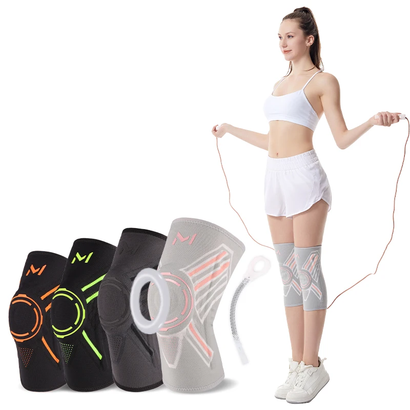 Elastic Breathable Knee Support Brace Running Fitness Sport Knee Protector