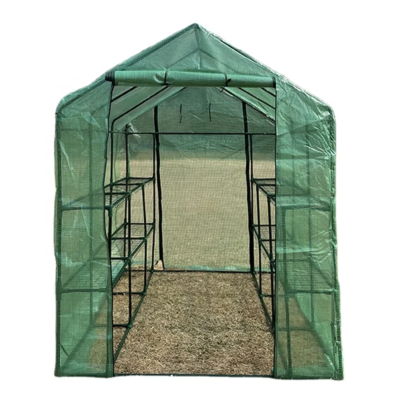 Walk In Garden Polytunnel Tunnel Greenhouse Green House For Courtyard Plant Growing Tent