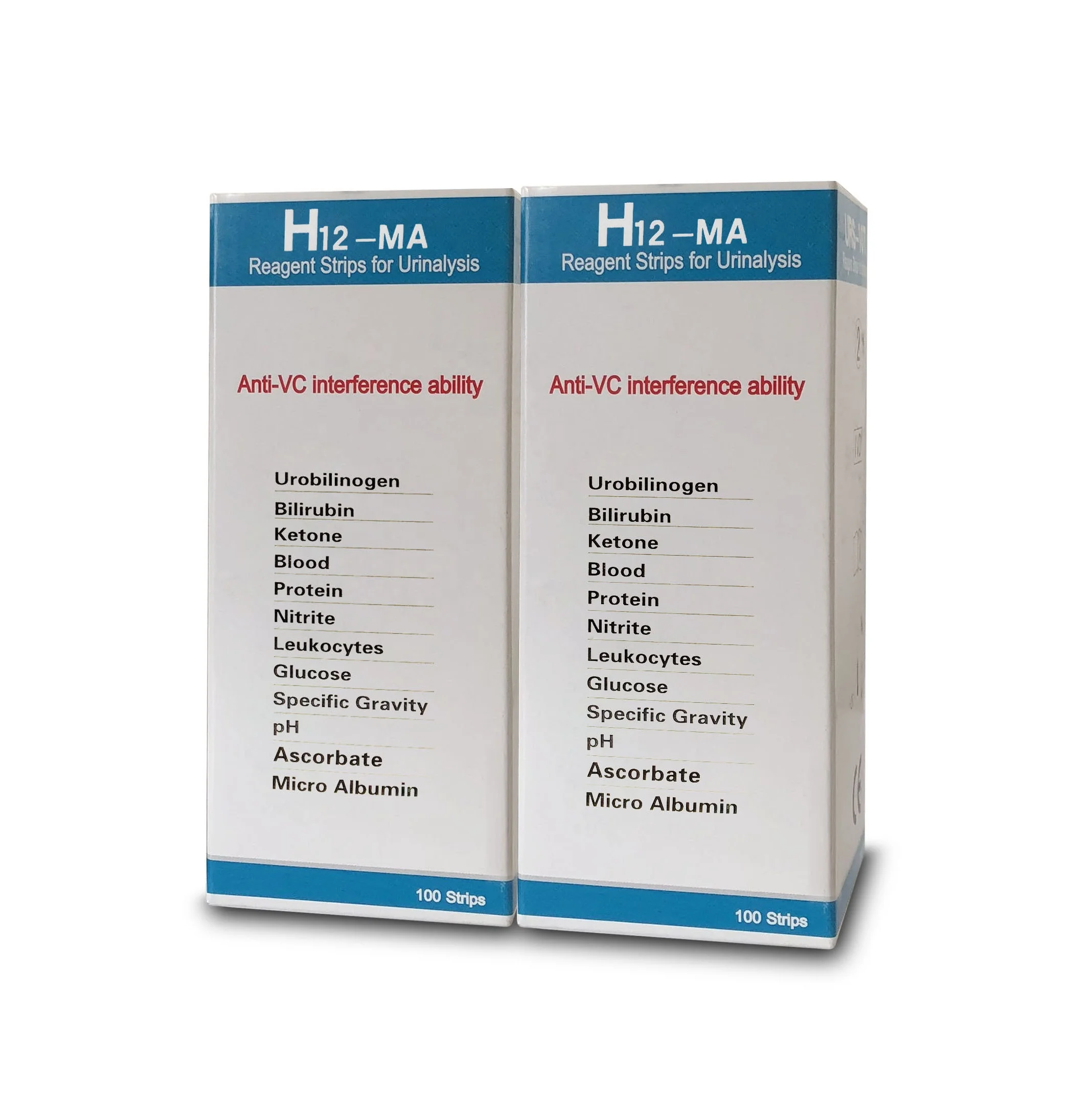 clinical  diagnostic urine dipsticks  URS-12 MA  reagent testing strips for urinalysis