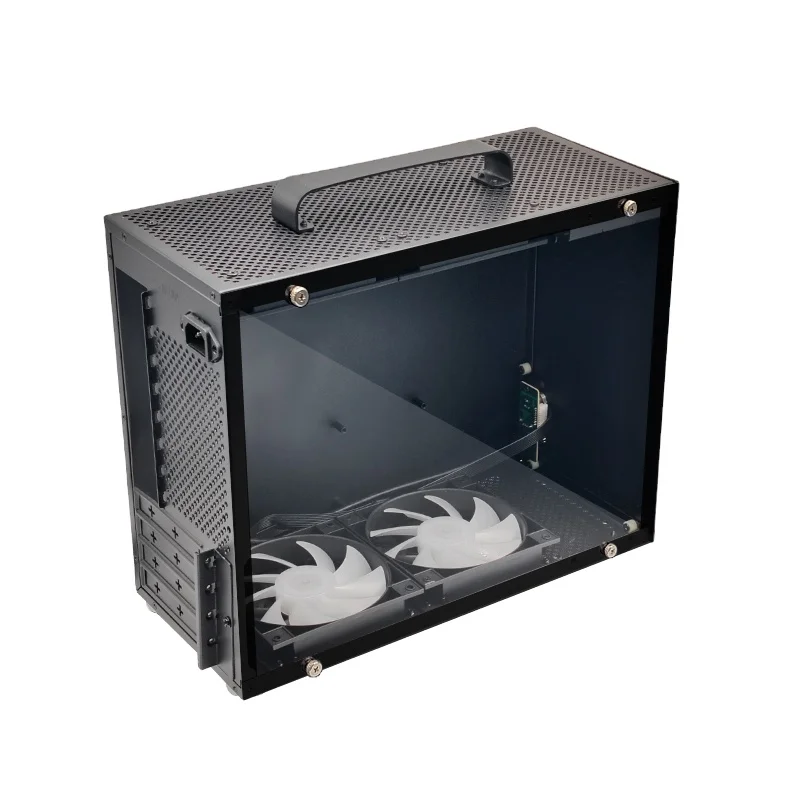 Choiyan New Design High Quality PC Cpu Cabinet Case  ATX  Chassis itx 1U Power Supply Computer Case for Deskshop