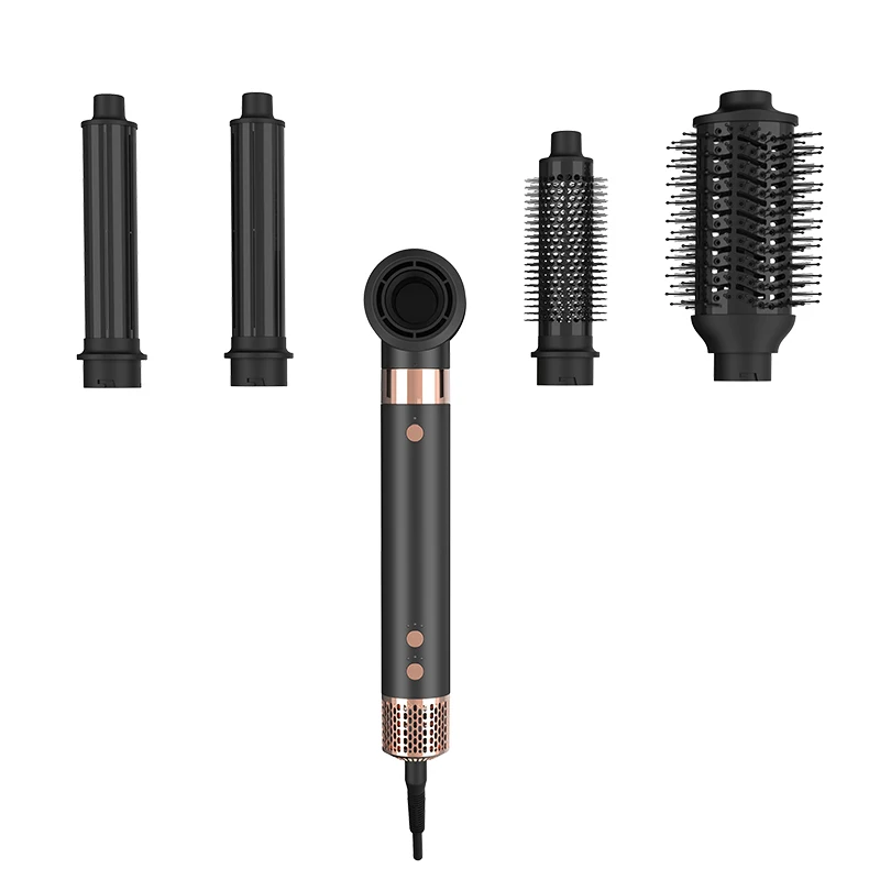 5 In 1 Hair Styling Comb 110000RPM High Speed Negative Ion Hair Cold Blow Dryer Hot Air Brush Airwraps Hair Styler