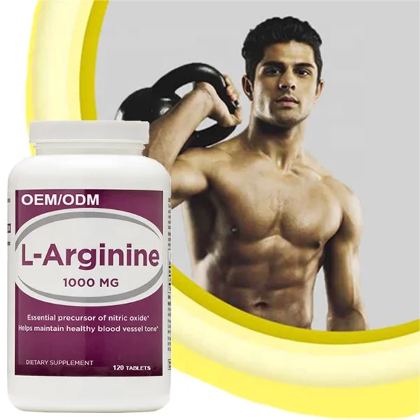 Factory direct L- Arginine Tablets to Promote Endurance and Performance Support Vascular Health