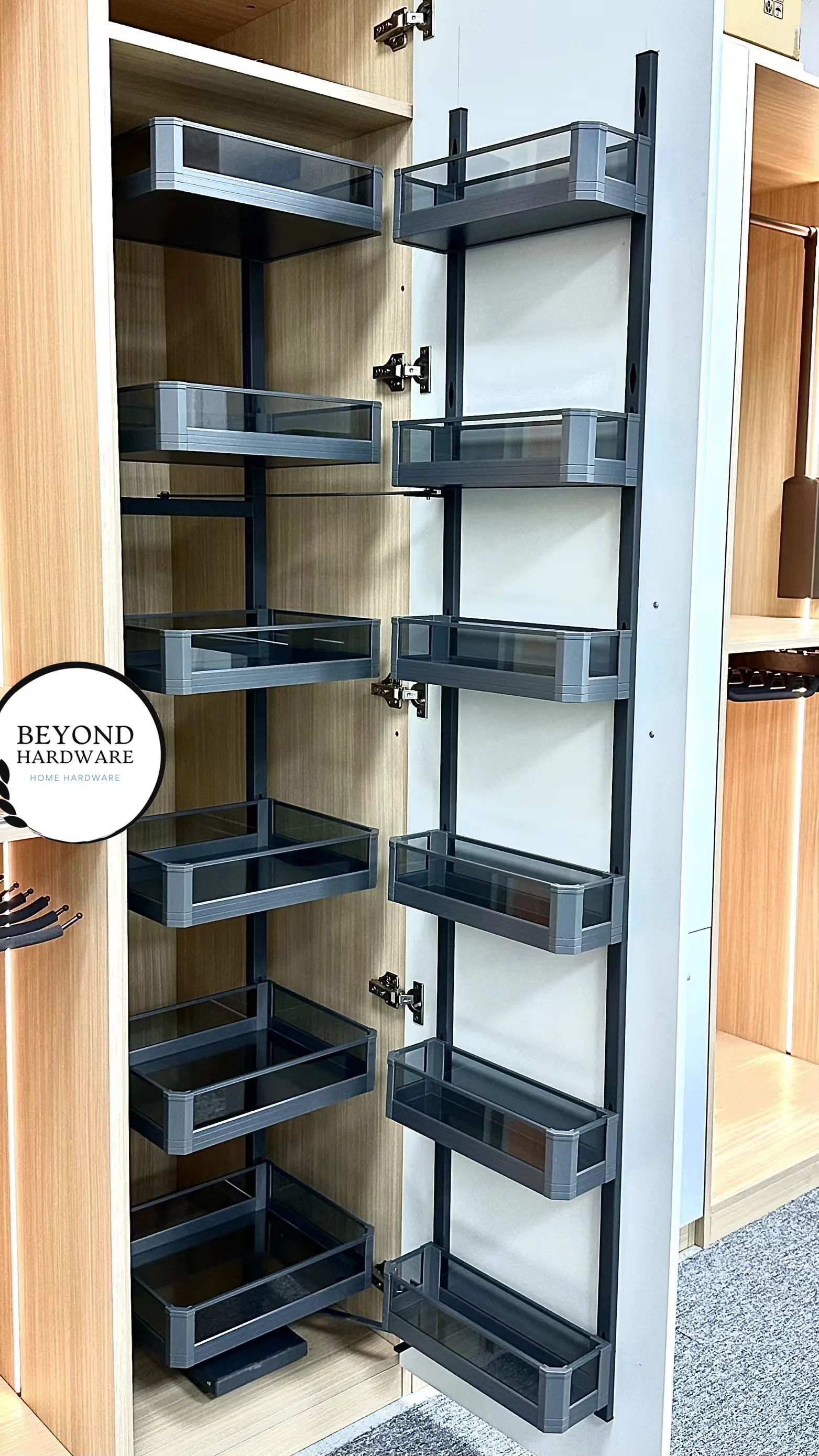 Kitchen Pantry Unit Organizer Storage Basket Cabinet Kitchen Accessory Tempered Glass Modern 45cabinet Liftch Pull O22 26 Inch