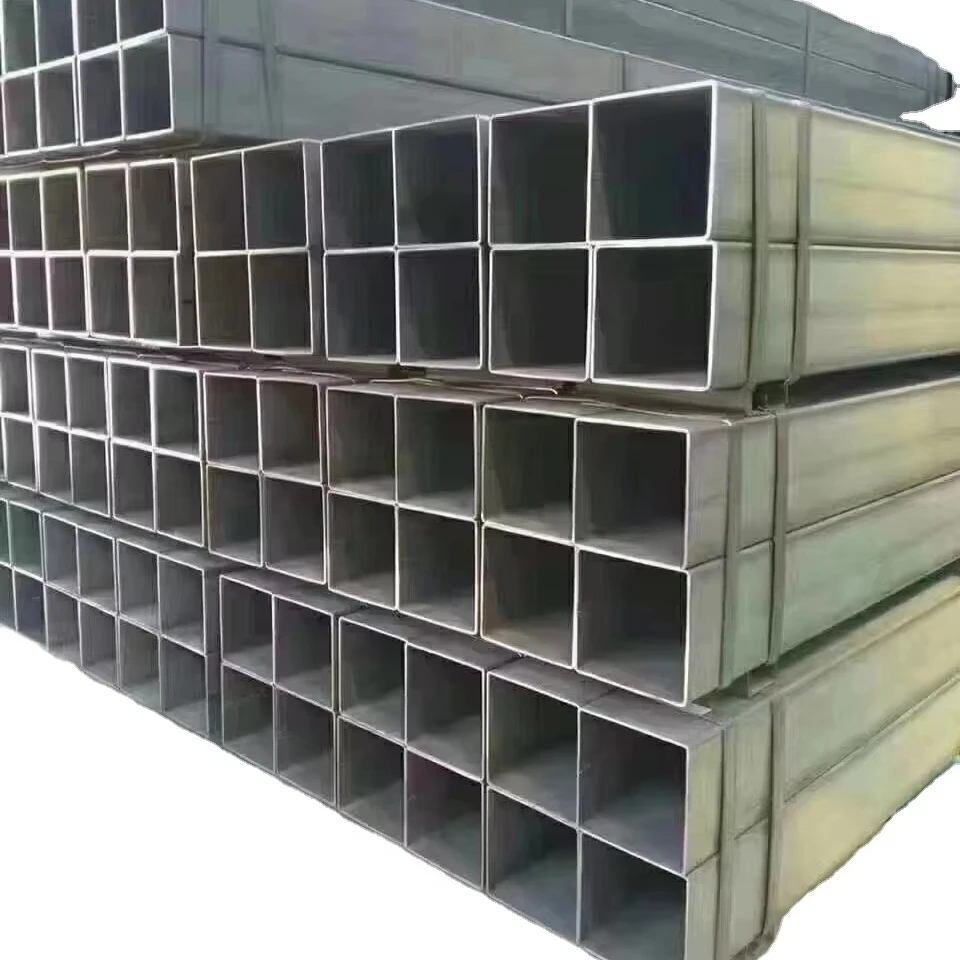 High Quality Galvanized Square Tube Chinese Design Style carbon Steel Square Pipe Galvanized Steel Pipe Tube