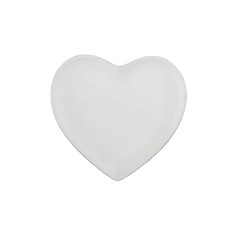 Ready for Painting Unglazed Ceramic Dolomite Clay Bisque Plate For Home Decoration