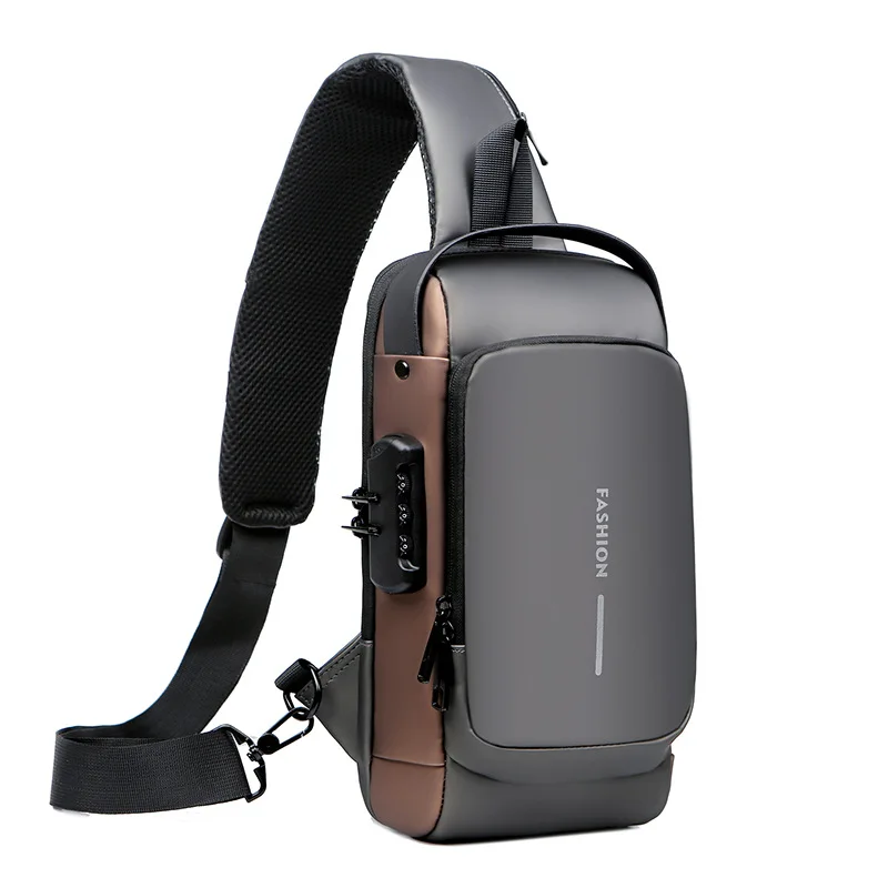 Japan Style PU Designer Tactical Shoulder Messenger Chest Bags Crossbody Sling Bag for Men