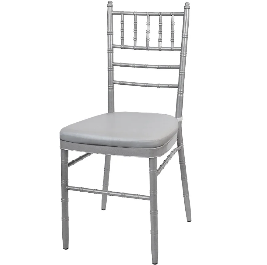 Wholesale hot and inexpensive modern and popular hotel chiavari chairs made of iron stackable bamboo chairs for banquets