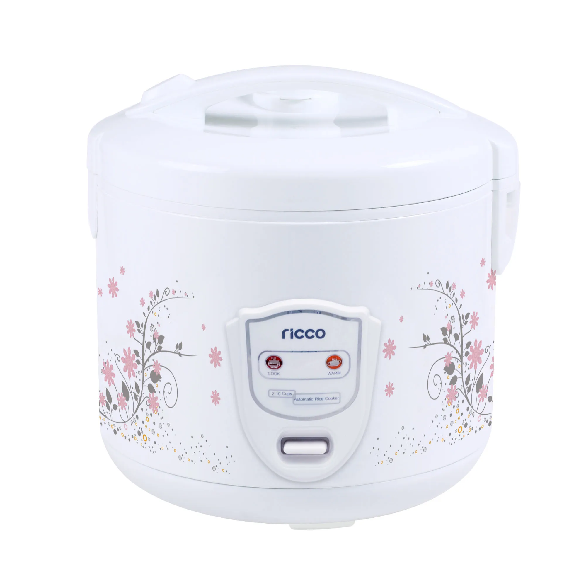 Electrical 1.8l 700W deluxe rice cooker jar shape with non-stick inner pot and plastic steamer