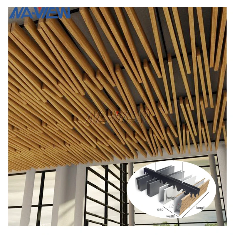 Modern Design Indoor Aluminium False Ceiling for Office Building and Mall Waterproof Fireproof and Heat Insulation metal ceiling