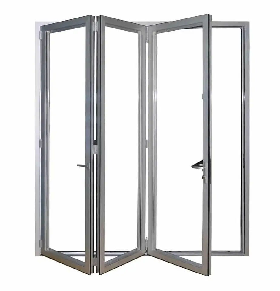 Black Accordion Bifolding Door