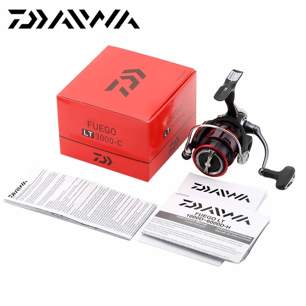DAIWA FUEGO LT Original 1000D 2000D  Low Gear Ratio Spinning Fishing Wheel