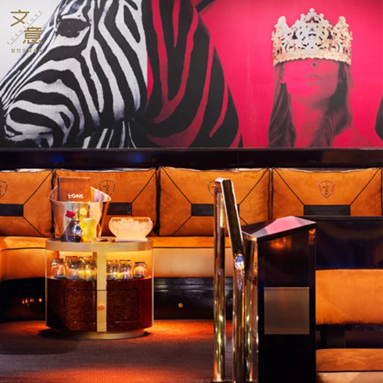 Commercial disco furniture booth shop cafe bar club booth seats sofa corner sectional cocktail beer bar nightclub furniture set