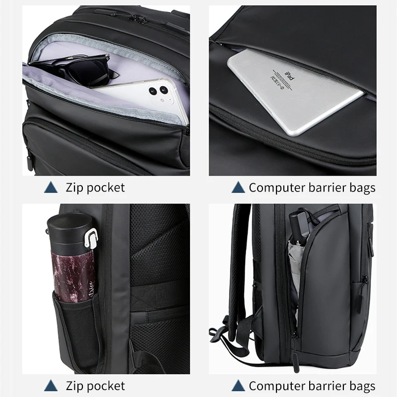 Large Capacity Unisex  Backpack Waterproof Laptop Notebook inch Men Backpack