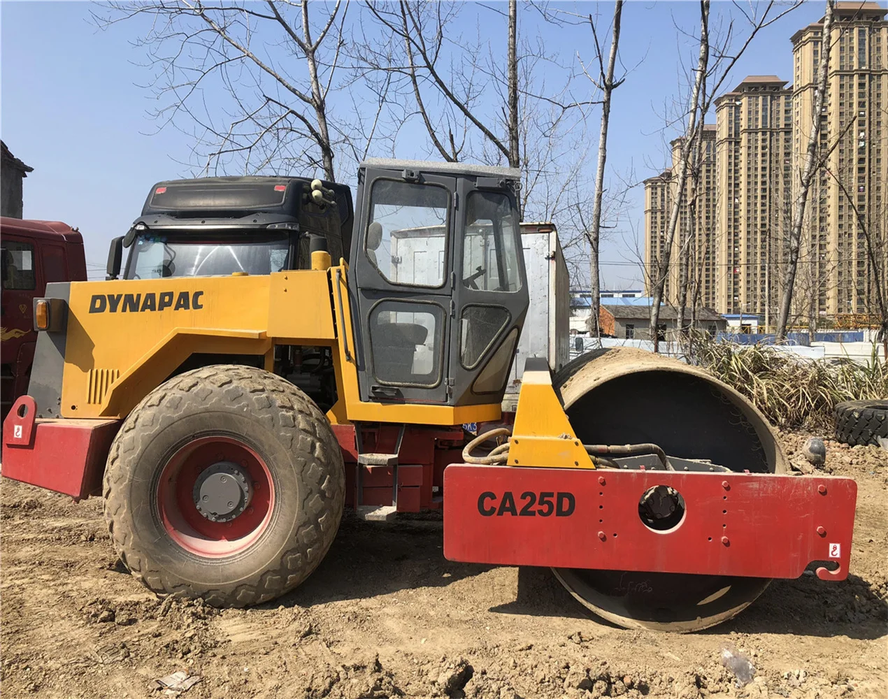  Used Dynapac CA30D road roller Secondhand 15Ton soil