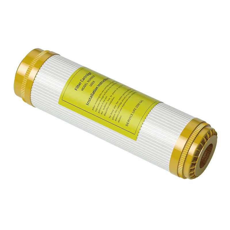 10 Inch Resin Softener Filter Cartridge for Household Pre-Filtration Ozone Water Purifier for RV and Garage PP Material