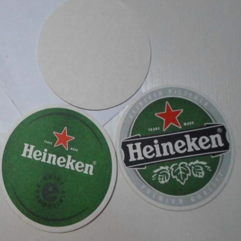custom designs beer promotion absorbent paper coasters