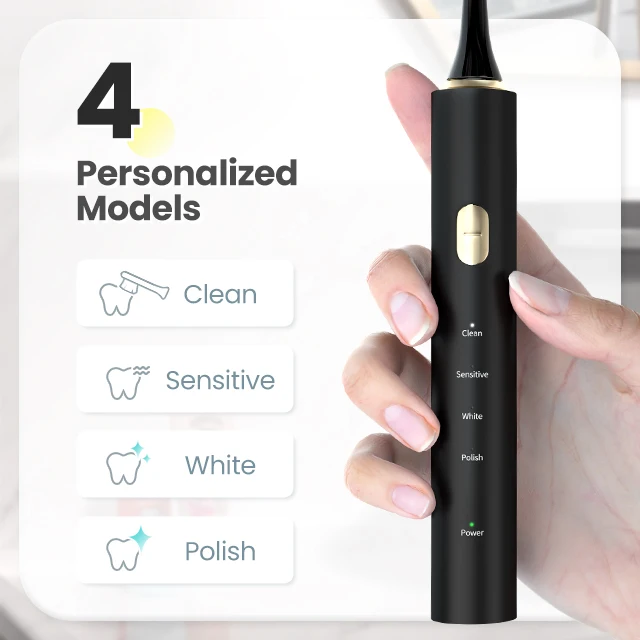 2023 Wholesale Adult Electric Tooth Brush Ultrasonic Automatic Electronic Smart Sonic Electric Toothbrush