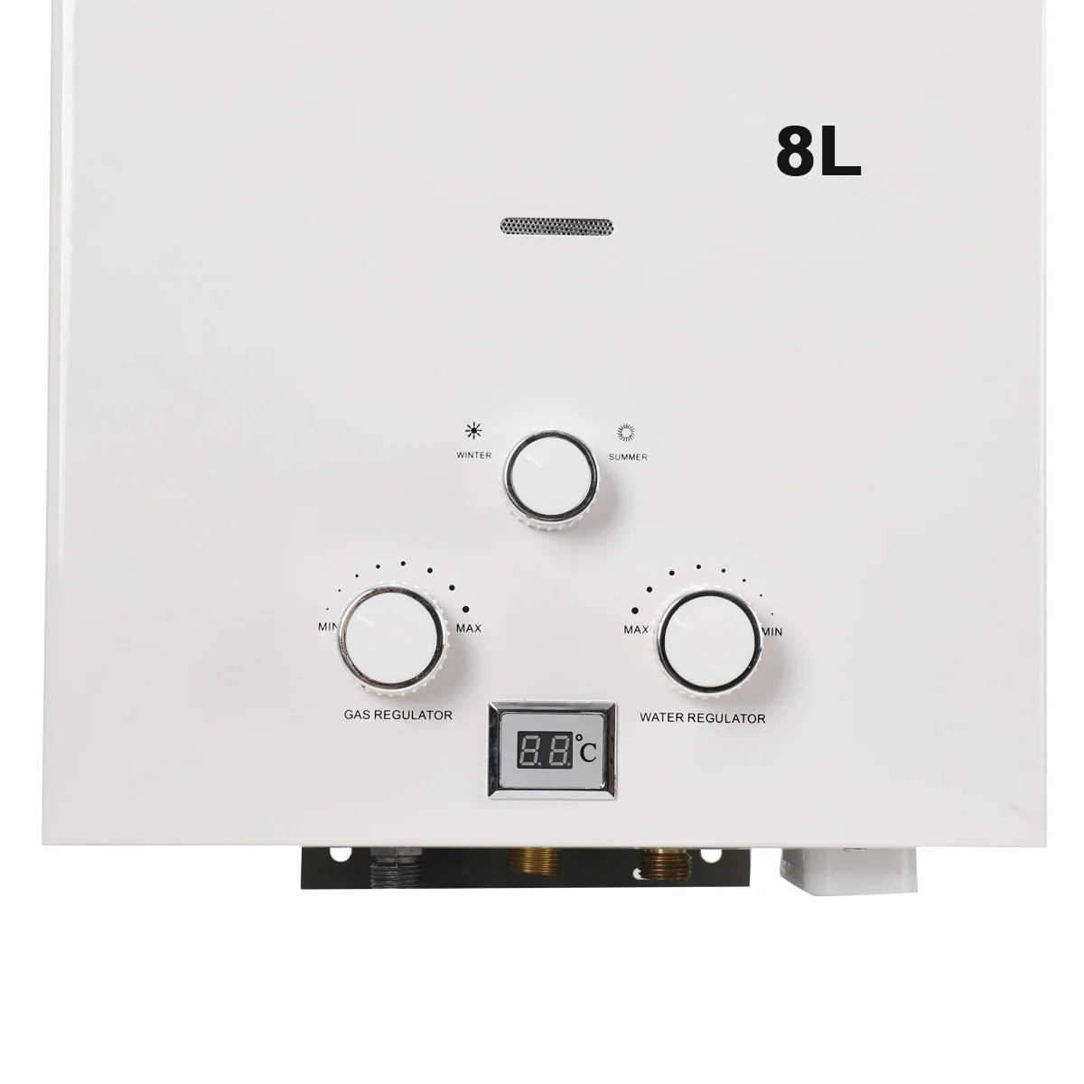 Wholesale 8L 2.11 GPM Wall Mounted Rotary Knob Portable Tankless Instant Propane Gas Water Heater Boiler
