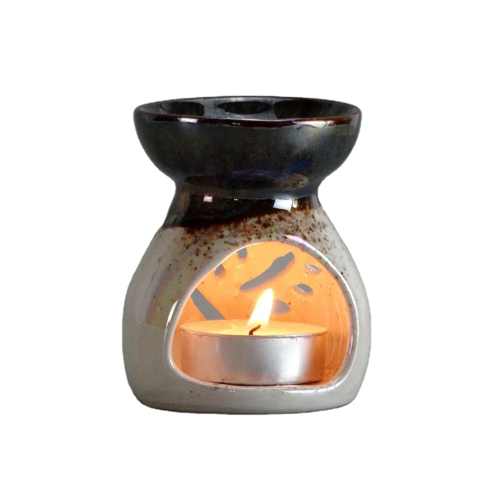New Design Ceramic Wax Melt Warmer Essential Oil Burner Home Fragrance Candle Warmer Decorative