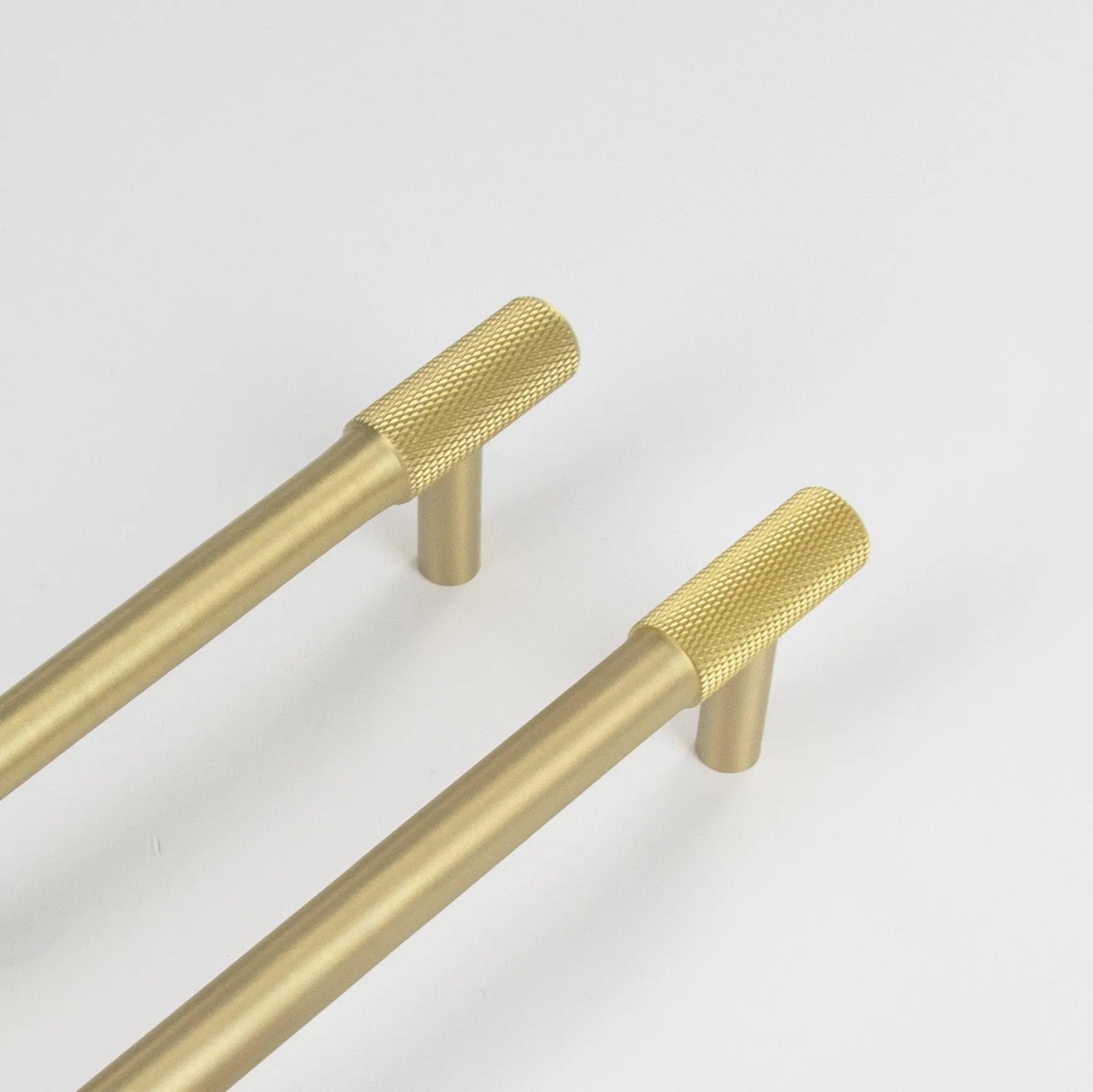 Qiansi HK0055 Furniture Cabinet Handles Metal Brass Mesh Knurled Kitchen Door Handle Drawer Knobs and Handles