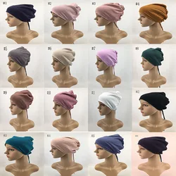 2021 New Unique Style Wear Comfort Cap Adjustable Hijab Caps Volumizer Luxury Stretchy Satin Lined Under Scarf