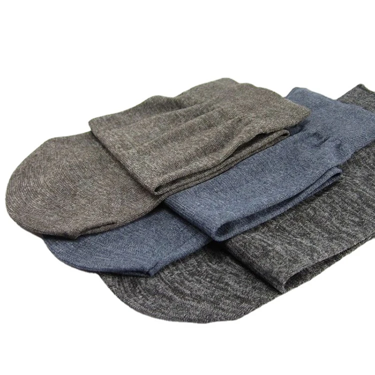 Business Summer Breathable Casual Short Crew Thin Silk High Elastic Nylon Men Socks