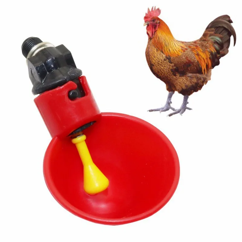 Automatic Hanging Poultry Ducks Geese Turkeys Bird Pigeon Chicken Water Nipple Feeders Drinking Cups Bowl Drinkers