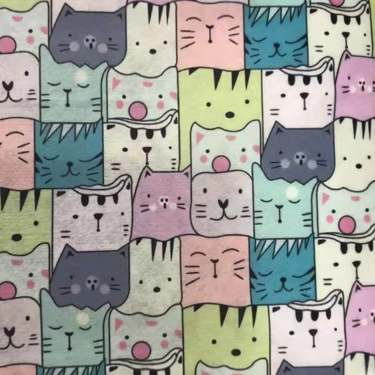 Новые товары, 100% полиэстер, спанлейс, нетканый материал, печатная маска