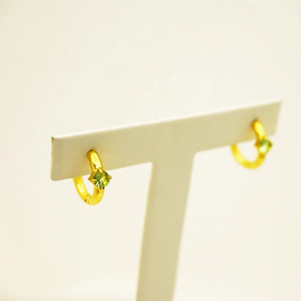 Luxury Non Tarnish 18k Gold Stainless Steel 5A CZ Custom Jewelry Hoop Drop Earrings Women Circle Dangle Earrings For Gift