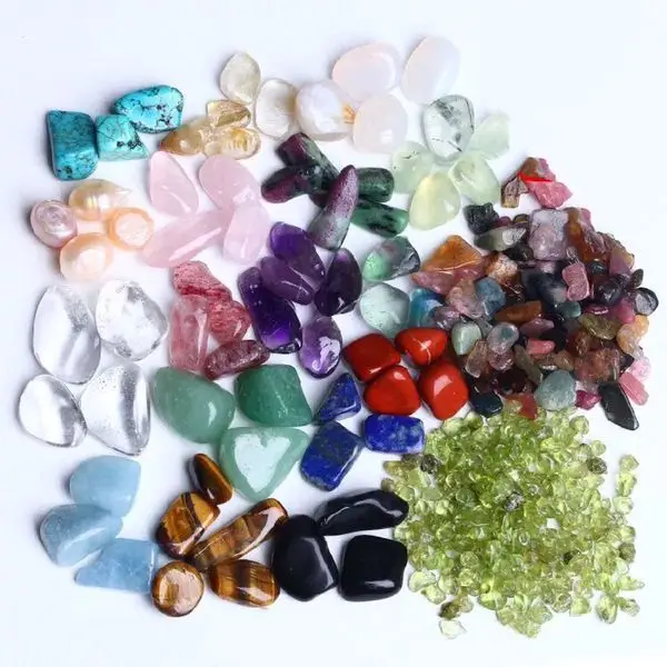 Hot sale good polished  mixed material Crystal Gravel Stone crystal chips
