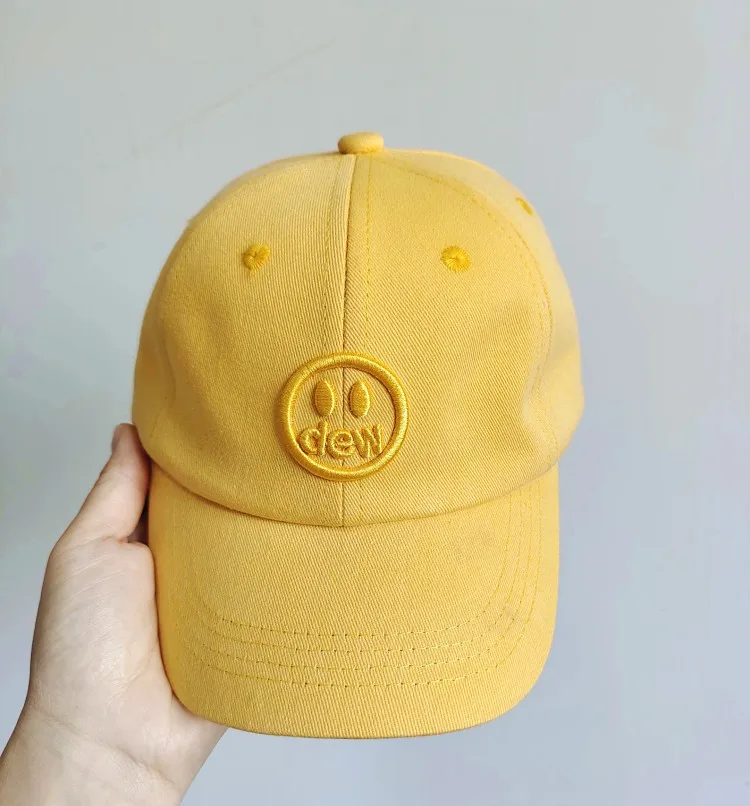 Children Spring and Summer New Cartoon Smiley Face Hat Boys and Girls Sunshade Peaked Cap Kids Sports Outdoor Baseball Cap