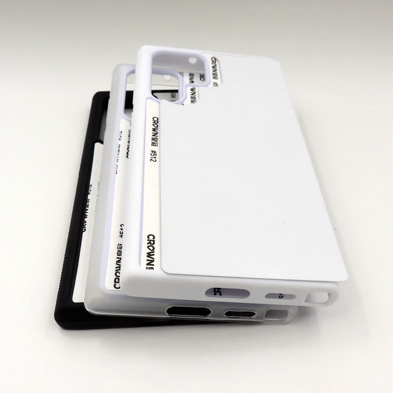 New arrive Soft TPU+PC 2D Blank Sublimation mobile phone case for samsung galaxy S22 ultra with Aluminum sheet