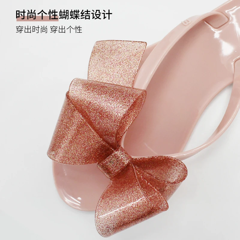 SUMMER WOMEN colorful beach CRYSTAL SHOES SLIPPERS LADY FASHION FILP-FLOP lady jelly thong flip flops