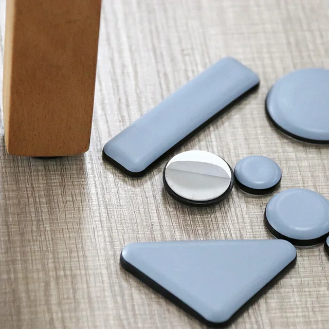 Multi-size Heavy Furniture Easy-Move Carpet Tile Hardwood Ground Protector Self-Adhesive Chair Glides furniture slider pads