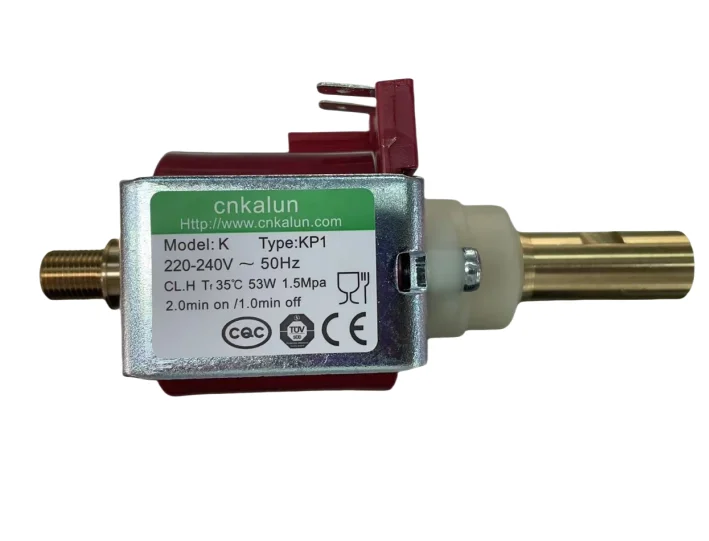 cnkalun KP1 15Bar 750ml/min 220V coffee machine vibration pump steam cleaner solenoid pump and espresso solenoid pump