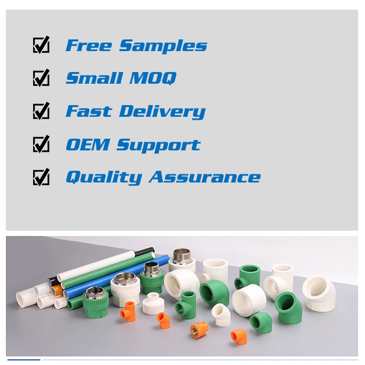 Hot Sale Ppr Plumbing Pipe Fittings Ppr Water Tube Connector Plastic Ppr Fittings