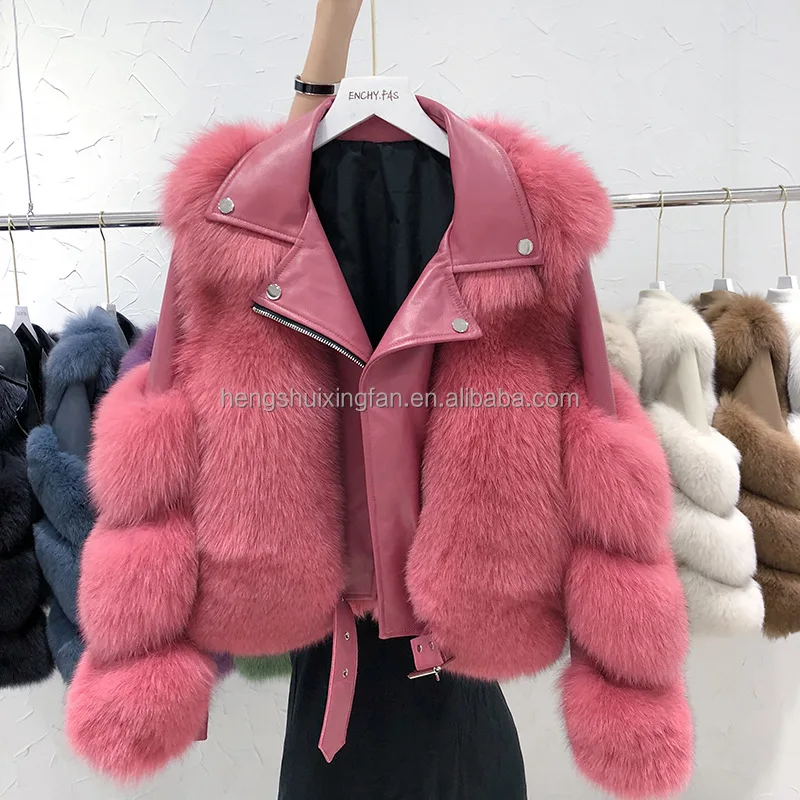 Factory sale Fur Coat Women Natural Fur Coat Real Fox Jacket winter genuine fox fur coat