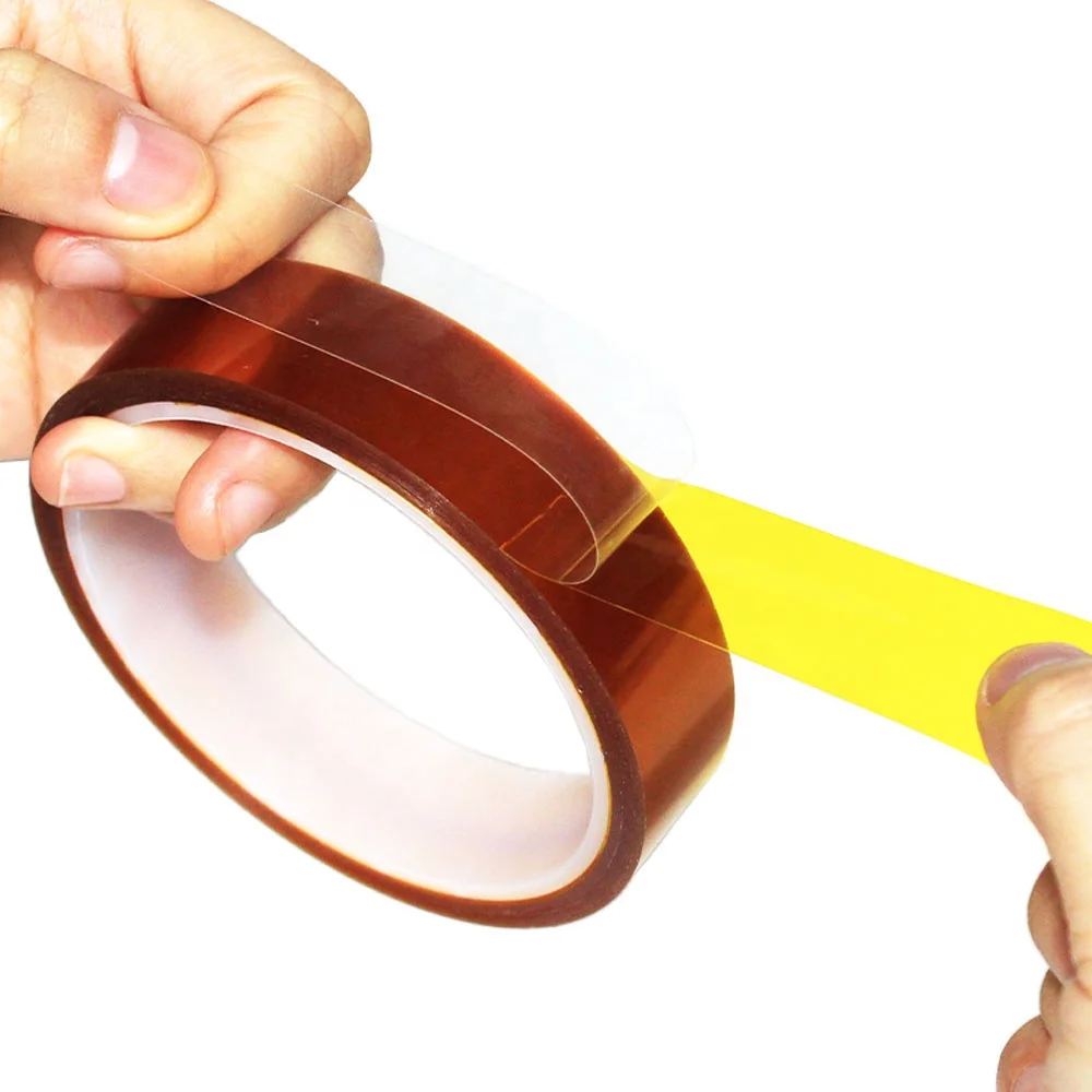 3- Polyimide Pi Film Double Sided Coated Silicone Glue Kaptons Self Adhesive Tape