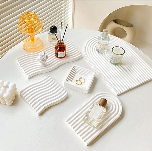 С ВОЛНИСТЫМ рисунком штукатурка для хранения лоток студийной фото видео съемки Фото Опора украшения фоны предметной