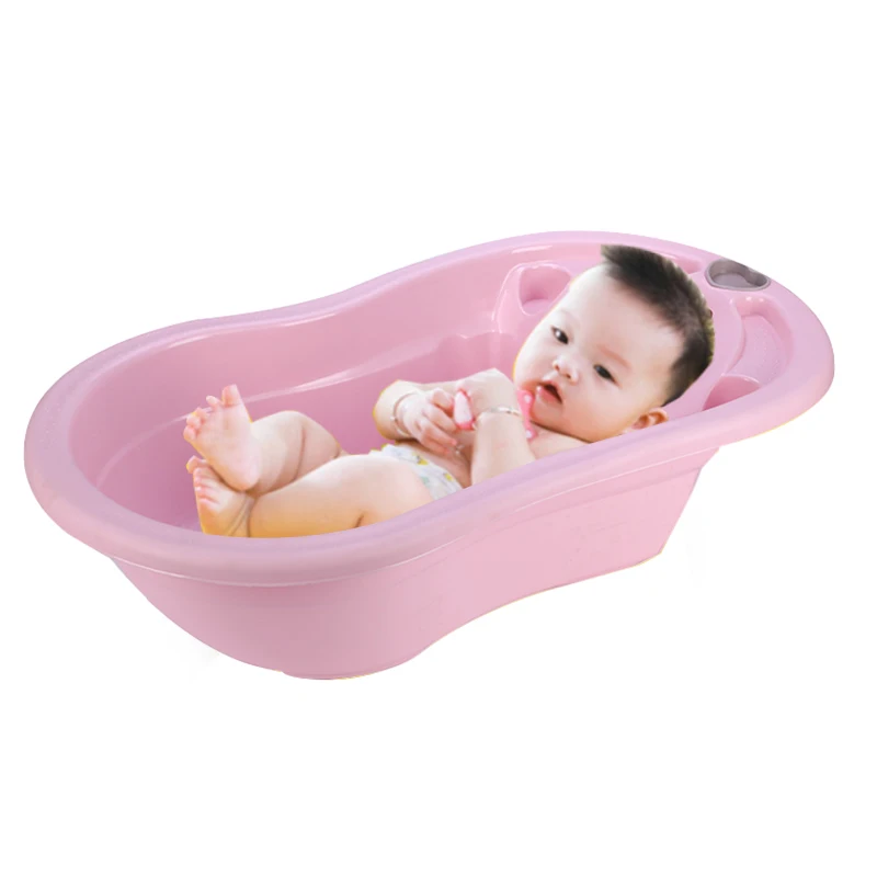 New Portable Bathtub Plastic Baby Simple Design Child Size Bath tub with Seat