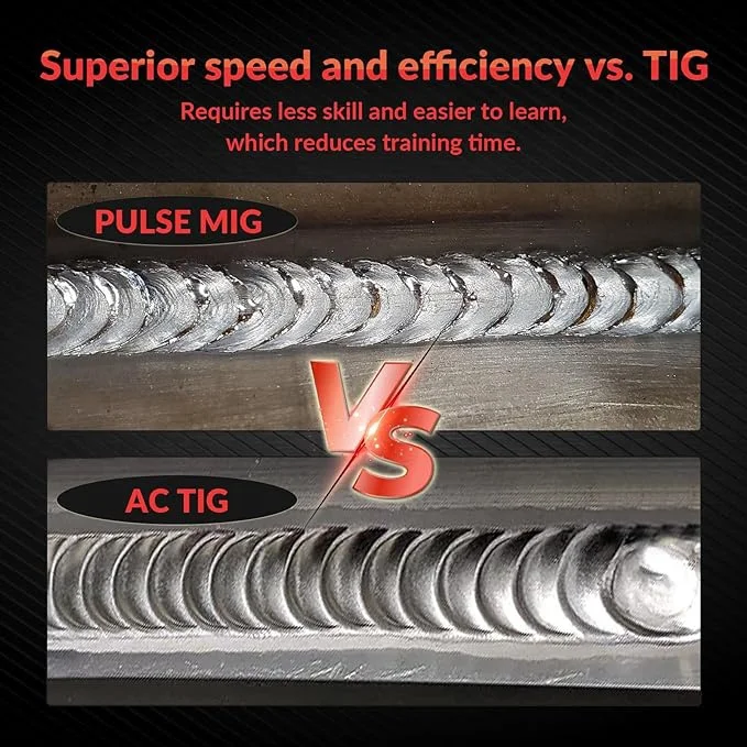 YIJIU MIG-200SP Dual Pulse TIG MIG Welding Machines Gasless Multifunctional Mig Welders 220V Weld Aluminum