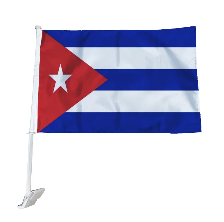 Cuba flag Fremont Die Carolina Panthers Car Flag graduation car flags for Individual teams