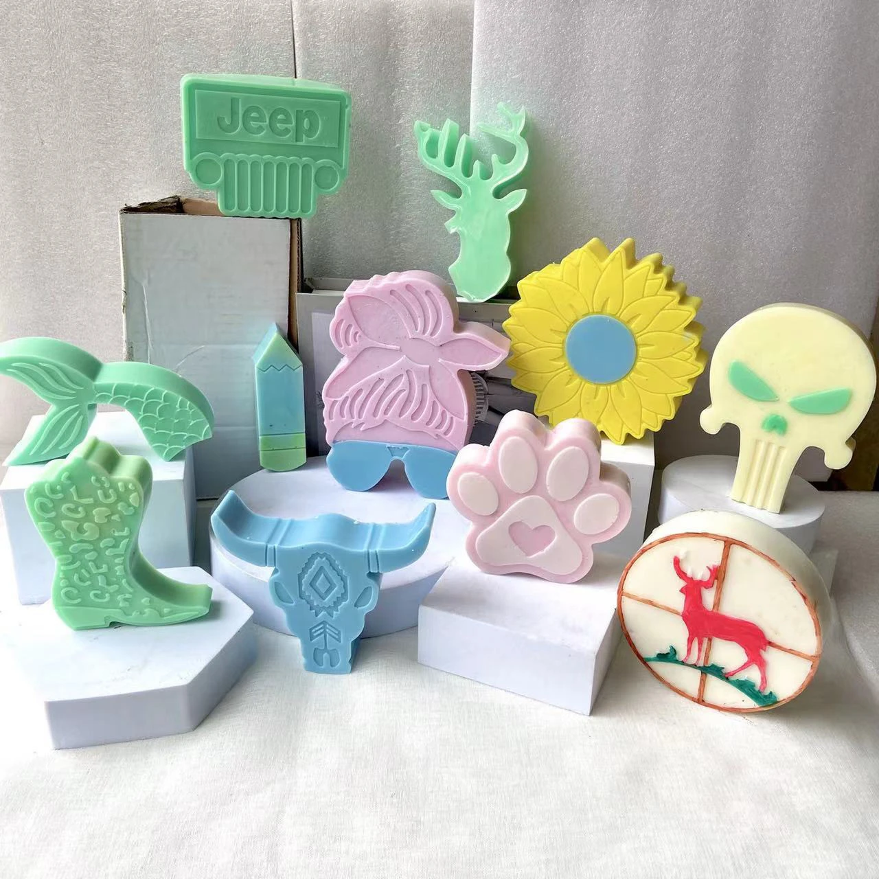 Top Selling Resin silicone car freshie molds Air fresheners Epoxy Resin Silicone Car Freshies mold for aroma beads