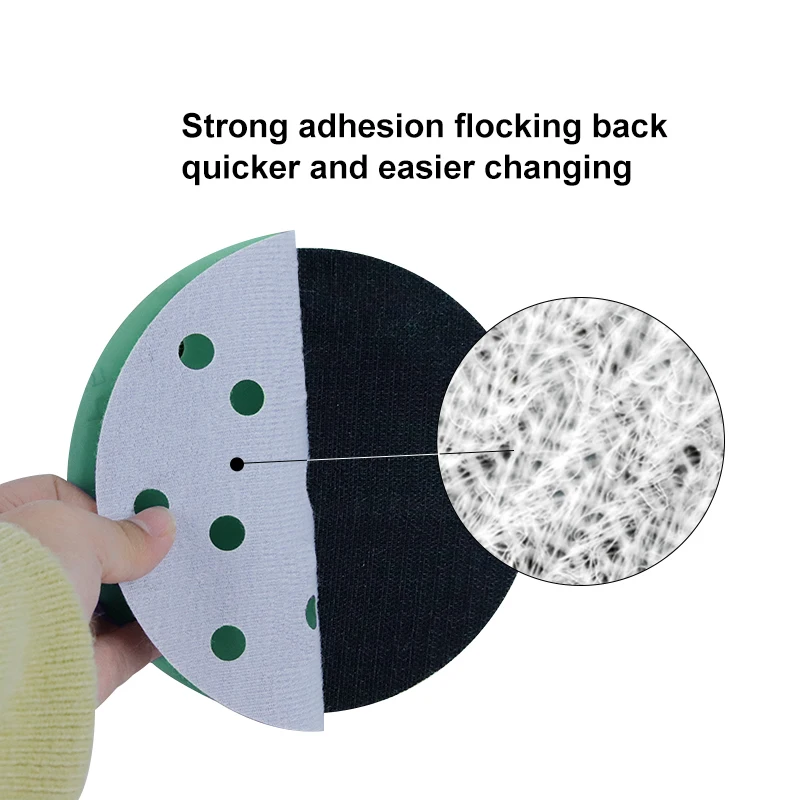 Fast Shipping 5-Inch 8-Hole Sanding Disc 80/120/180/400 Grit Heavy-Duty Hook&Loop Film Disc Sandpaper for Random Orbital Sander